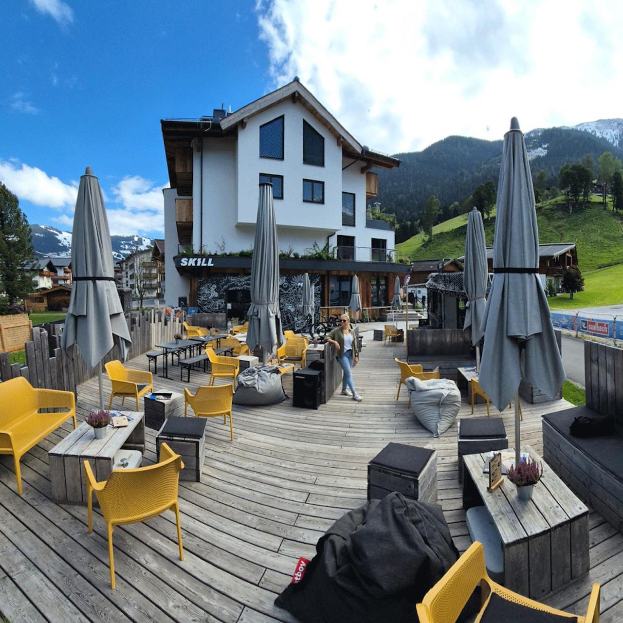 Skill Mountain Lodge - Ski Und Bike Hostel Im Sommer Mit Joker Card Saalbach-Hinterglemm Exteriér fotografie